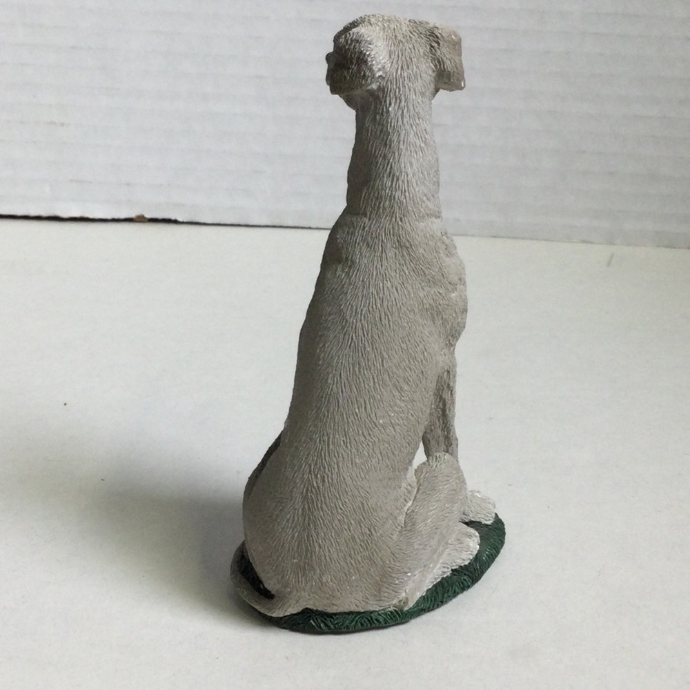 Stone Critters SC-448 Greyhound Realistic Resin Figurine Dog VTG - Picture 3 of 9